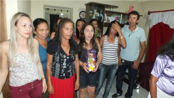 No interior do Piauí, Família e comunidade pagam promessa com Roda de São Gonçalo. - Imagem 65