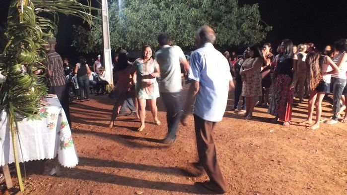 No interior do Piauí, Família e comunidade pagam promessa com Roda de São Gonçalo. - Imagem 21