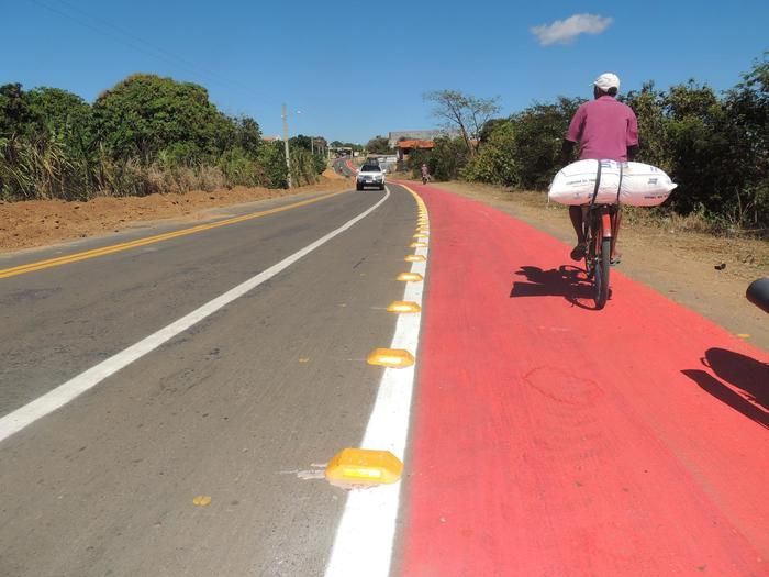 Prefeitura de Água Branca implanta ciclofaixa para melhorar tráfego e dar mais segurança aos ciclistas - Imagem 3