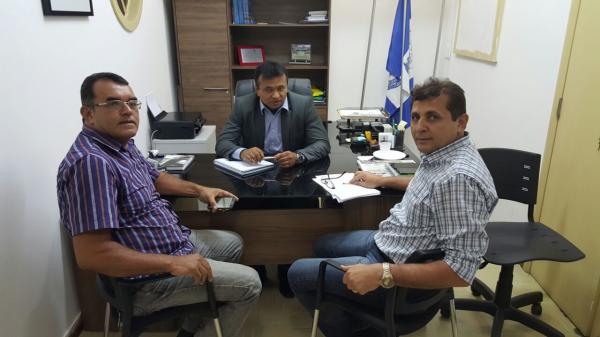 Prefeito Tonho Verissímo, Vereador Bolinha e Sec. de Segurança Fabio Abreu