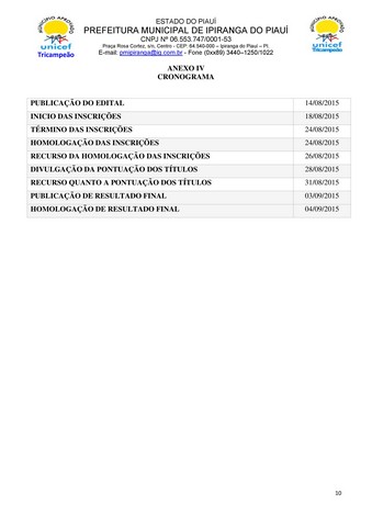 Prefeitura Lança Processo Seletivo Para o Cargo de Professor - Imagem 10