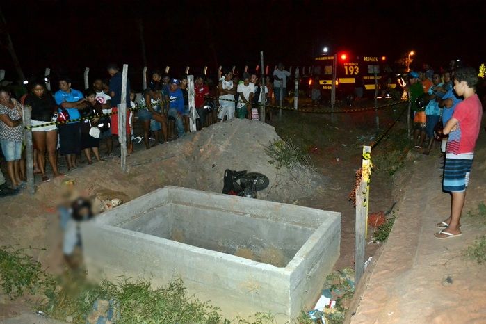 Motociclista morre em Parnaíba ao cair dentro de buraco em avenida - Imagem 1