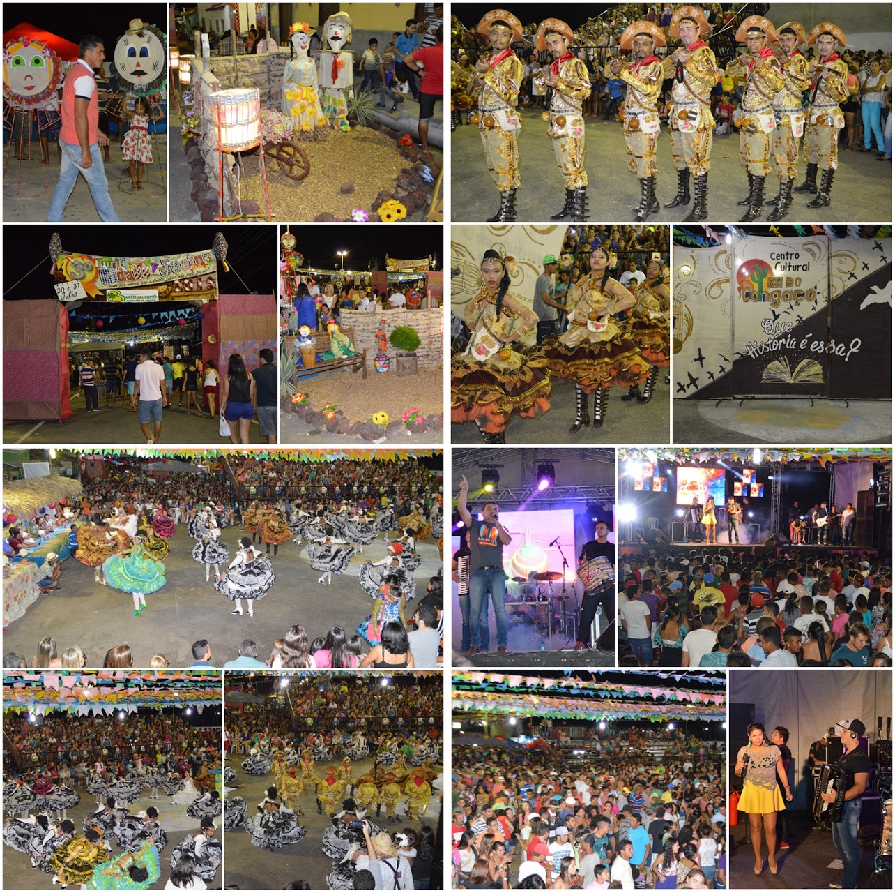 Avenida ficou lotada na última noite do 3º Buriti Cidade Junina em Buriti dos Lopes