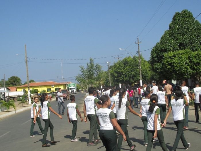 Alunos Fazem o seu primeiro Ensaio para o 7 de Setembro em Agricolândia - Imagem 16
