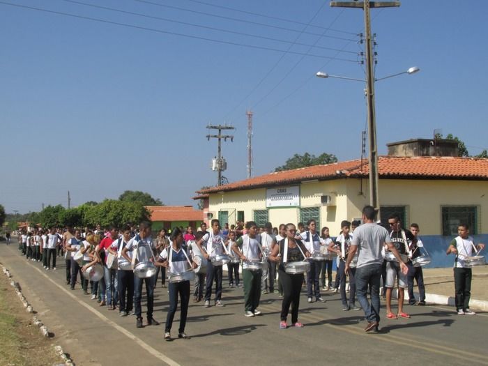 Alunos Fazem o seu primeiro Ensaio para o 7 de Setembro em Agricolândia - Imagem 12
