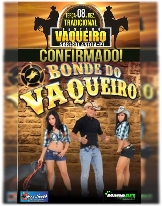 Bonde do Vaqueiro Realizará Show em Agricolândia - Imagem 1