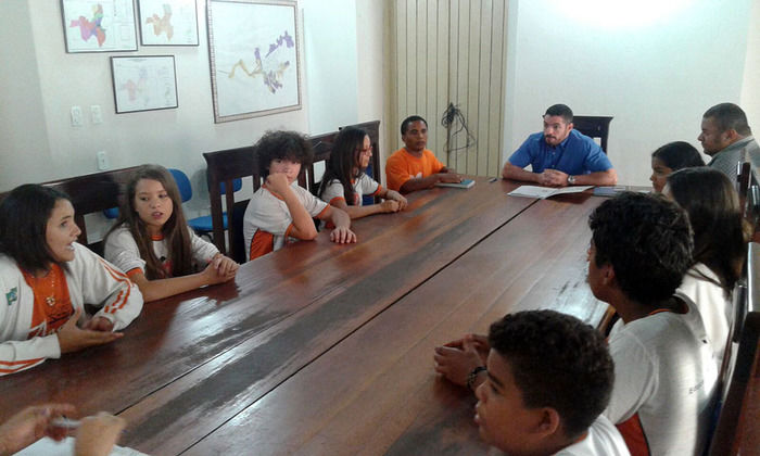 Lukano Sá recebe alunos do IBENS para discussão de projeto social - Imagem 8