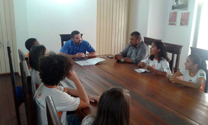 Lukano Sá recebe alunos do IBENS para discussão de projeto social - Imagem 10