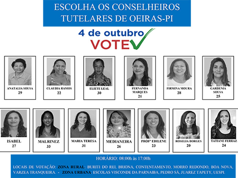 Eleição para Conselho Tutelar tem data marcada. Confira os candidatos