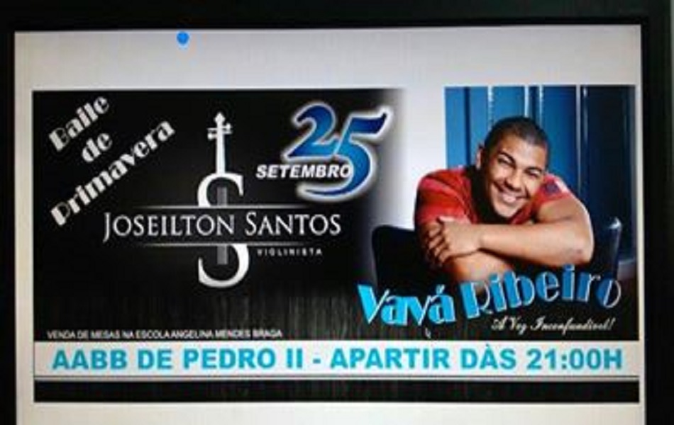 Pedro II promoverá o I Baile da Primavera