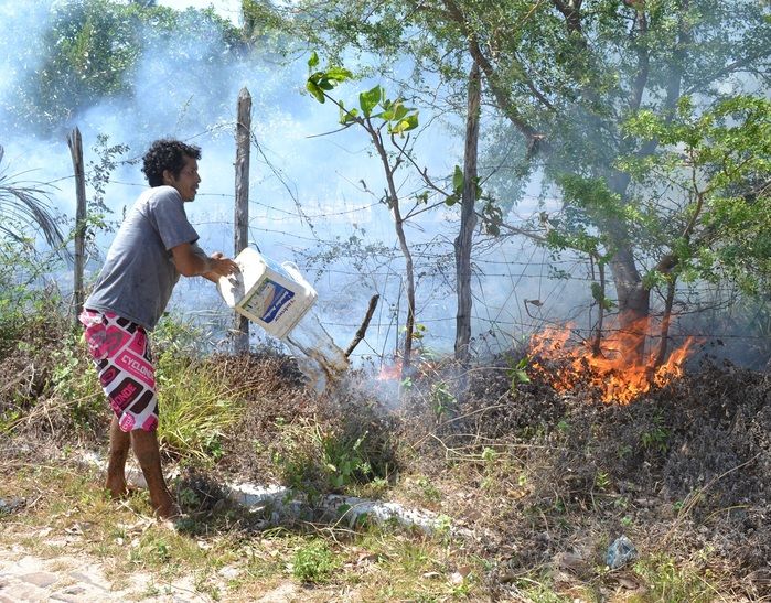 Incêndio em terreno abandonado atinge residência no litoral do Piauí - Imagem 2