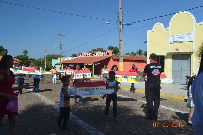 Desfile do 7 de setembro de Boa Hora encantou  expectadores. - Imagem 12