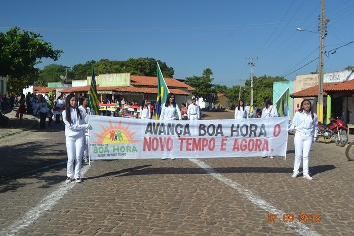 Desfile do 7 de setembro de Boa Hora encantou  expectadores. - Imagem 10