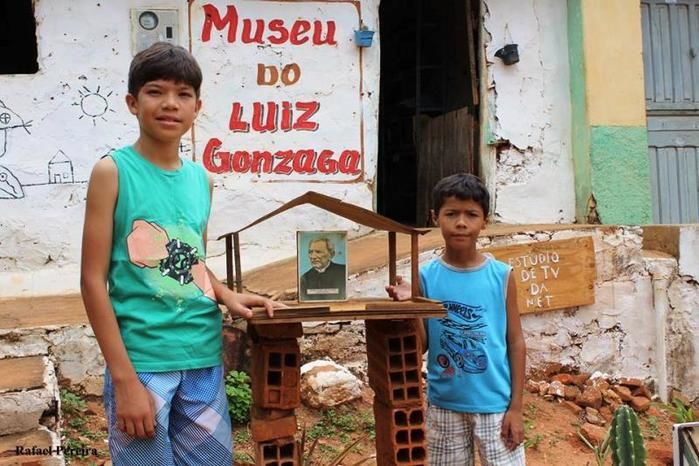 Museu criado por garoto de 10 anos em homenagem a Luiz Gonzaga (Crédito: Rafael Pereira)