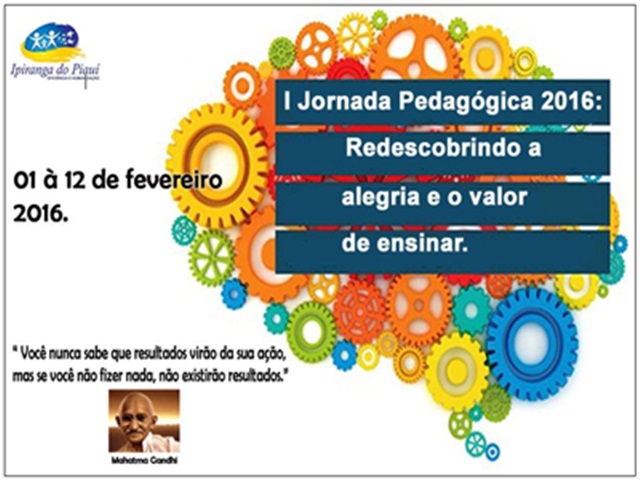Secretaria Municipal de Educação Irá Realizar  I Jornada Pedagógica - Imagem 1