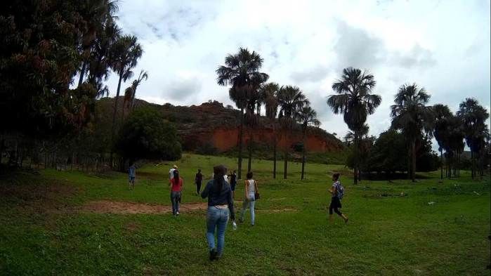 Alunos da UFPI visitam pinturas rupestres em Dom Expedito Lopes - Imagem 66