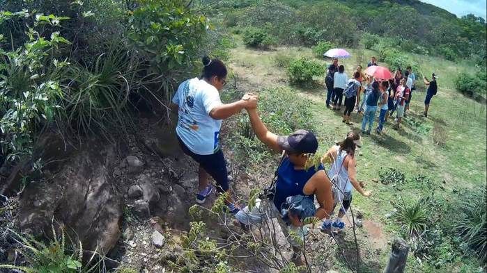 Alunos da UFPI visitam pinturas rupestres em Dom Expedito Lopes - Imagem 57