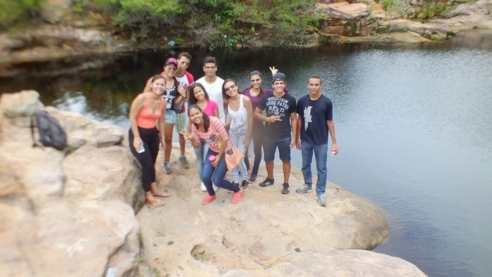 Alunos da UFPI visitam pinturas rupestres em Dom Expedito Lopes - Imagem 27