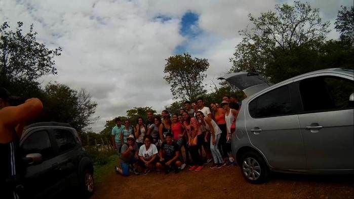 Alunos da UFPI visitam pinturas rupestres em Dom Expedito Lopes - Imagem 42