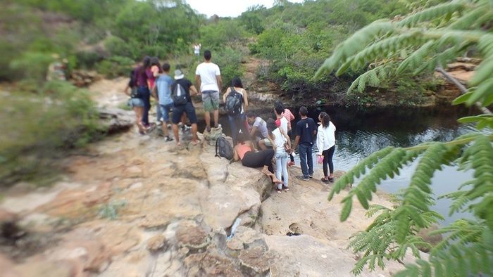 Alunos da UFPI visitam pinturas rupestres em Dom Expedito Lopes - Imagem 34