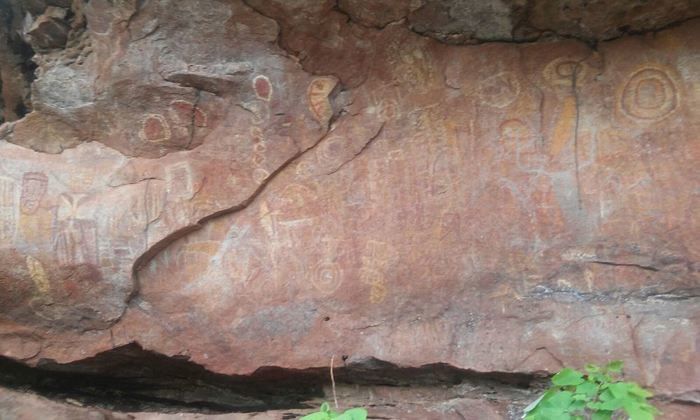 Alunos da UFPI visitam pinturas rupestres em Dom Expedito Lopes - Imagem 80