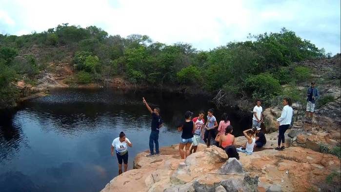 Alunos da UFPI visitam pinturas rupestres em Dom Expedito Lopes - Imagem 77