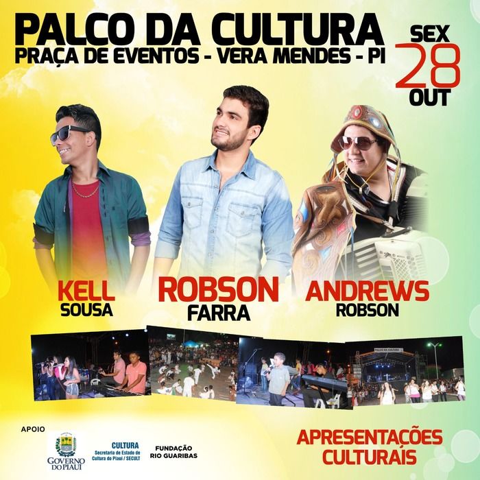 Edição do Palco da Cultura será realizado em Vera Mendes. - Imagem 1