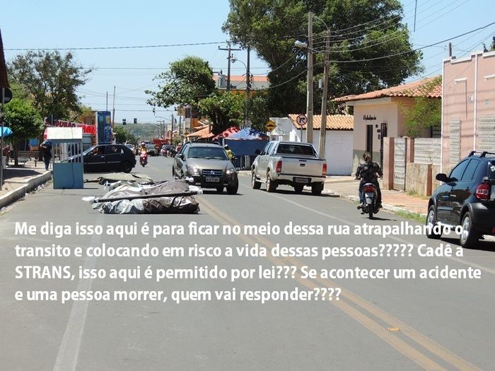 Administração castelo de areia ignora situação do transito  - Imagem 1