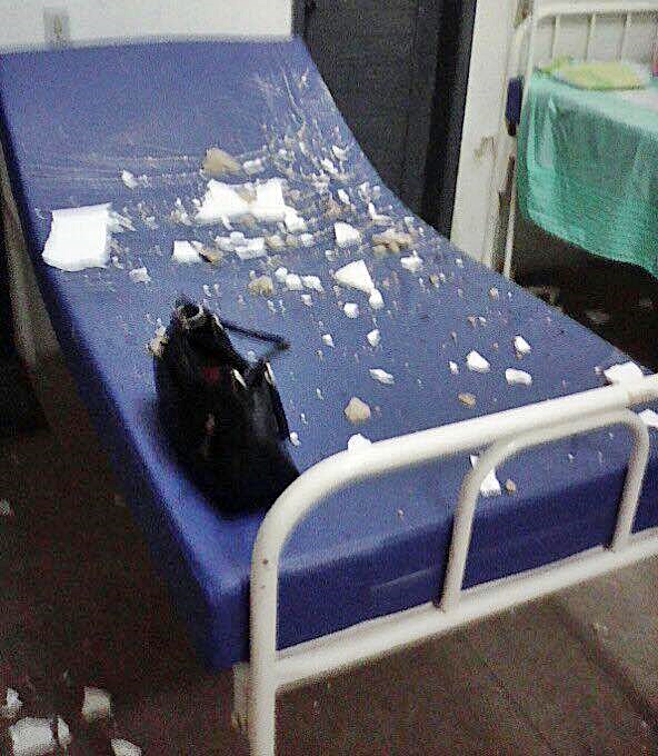 Estrutura de concreto desaba na Santa Casa em quarto com gestantes - Imagem 3