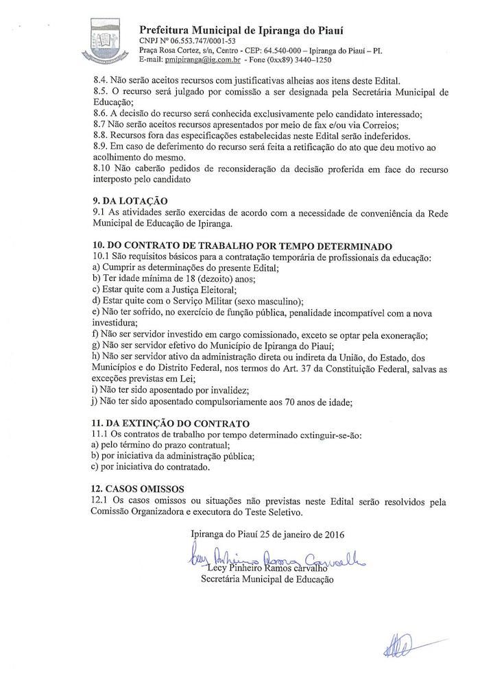 Secretaria Municipal de Educação realiza Processo Seletivo  - Imagem 6