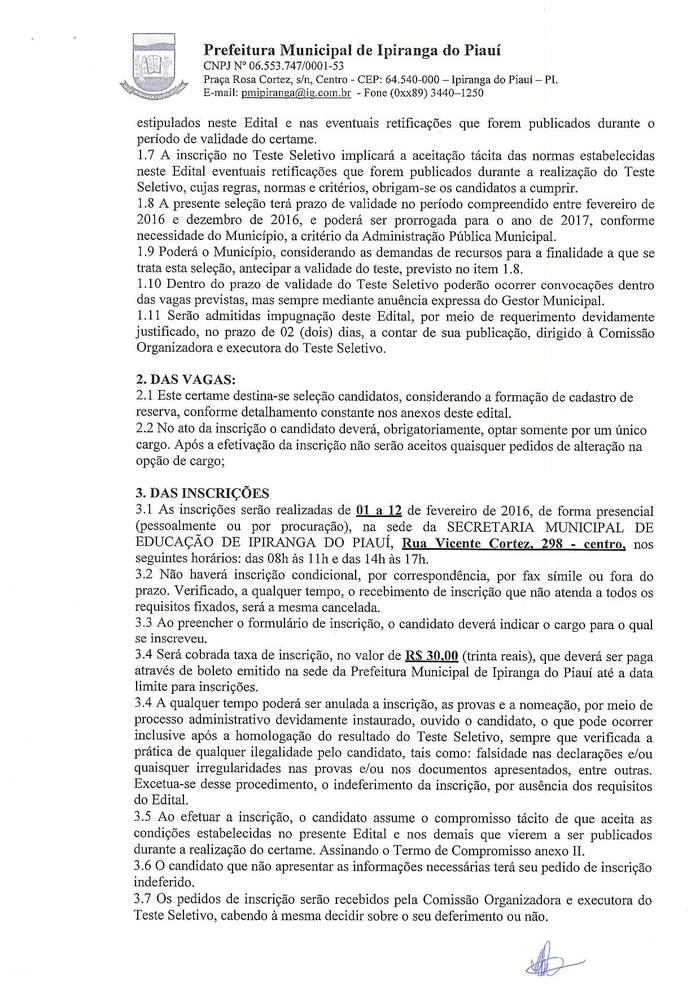 Secretaria Municipal de Educação realiza Processo Seletivo  - Imagem 2