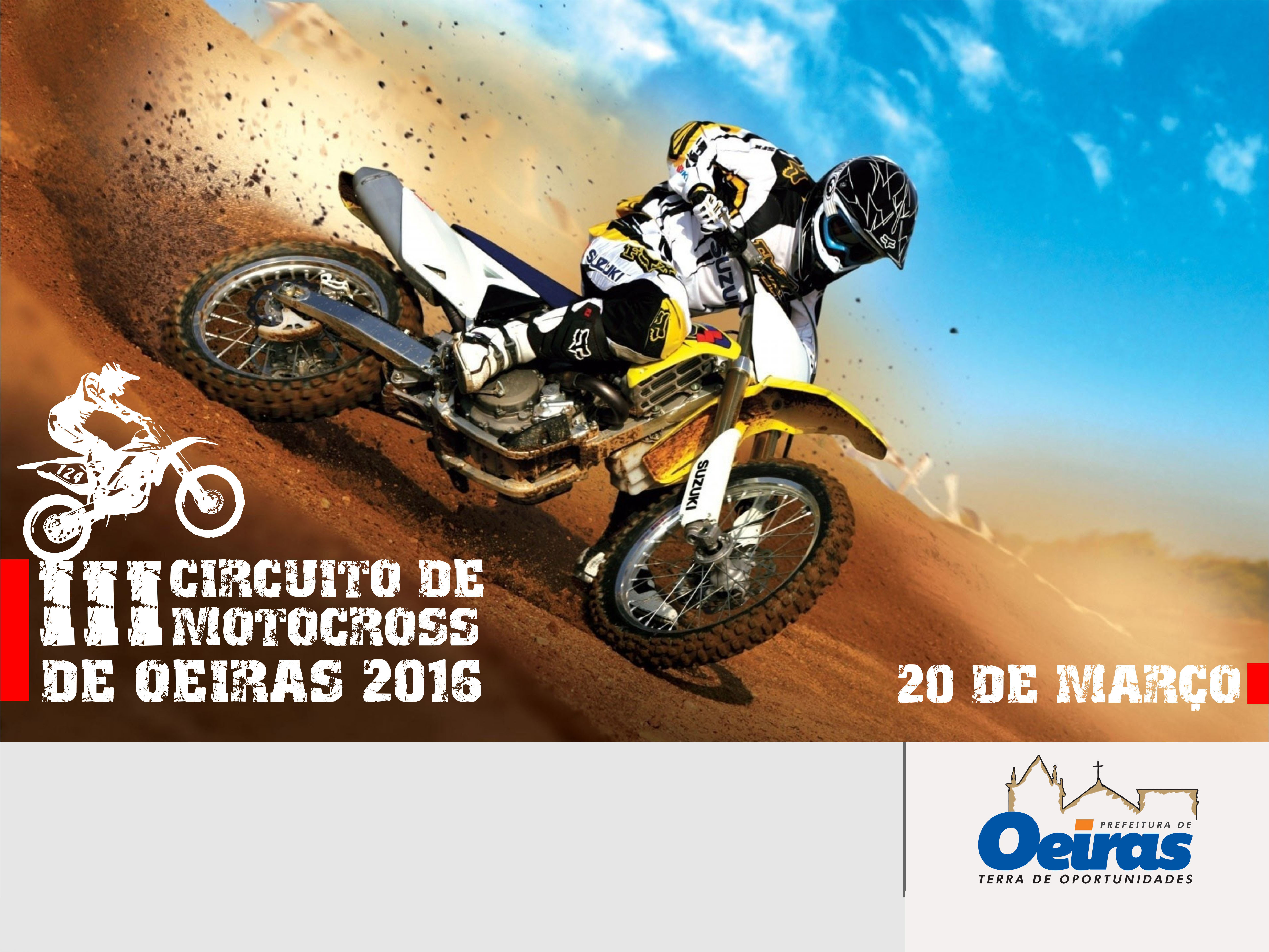 Terceiro Circuito de Motocross de Oeiras acontece próximo domingo