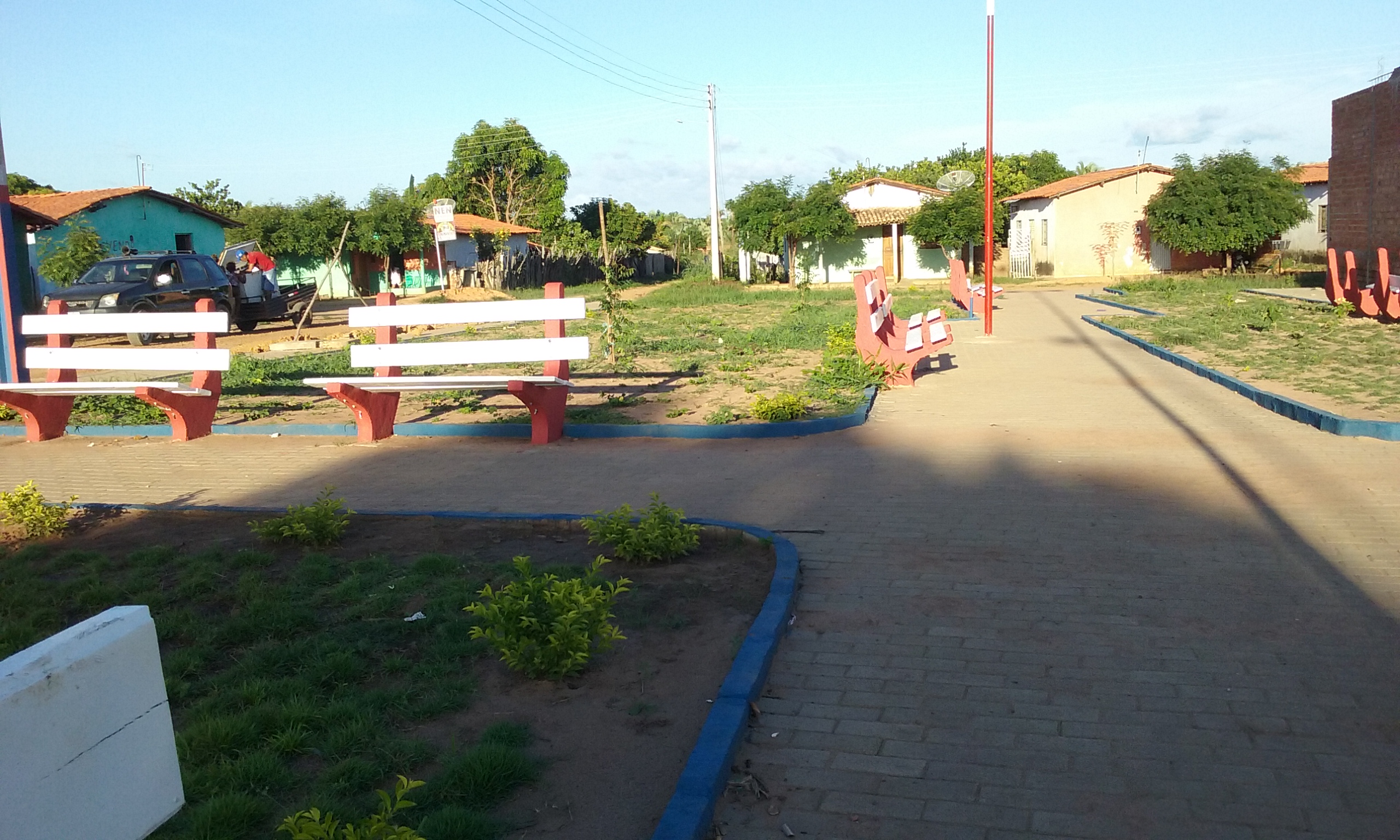  Praça do Sol Nascente em fase de acabamento
