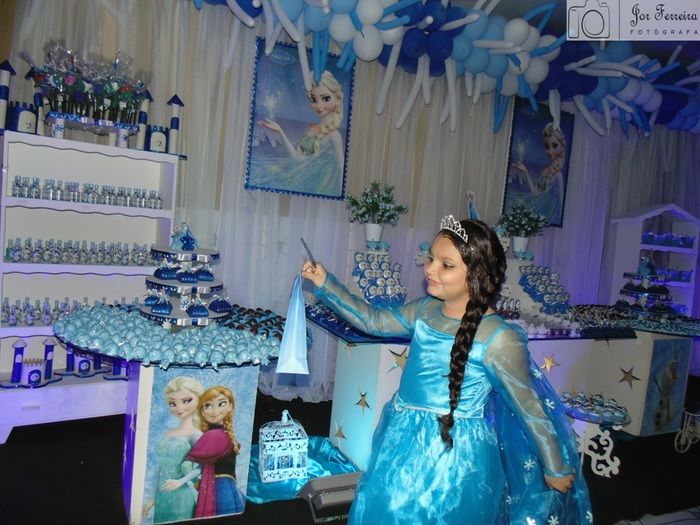 Aniversário de 07 aninhos da Tallyta Vitória tema Frozen - Imagem 37