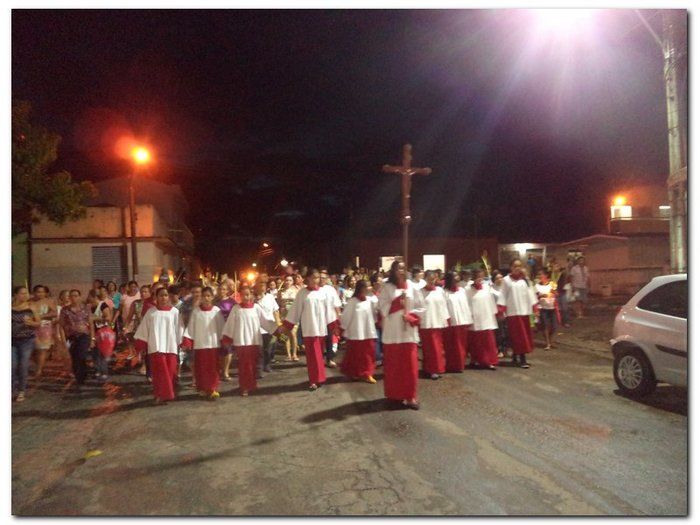 Procissão Domingo de Ramos em Inhuma - Imagem 1