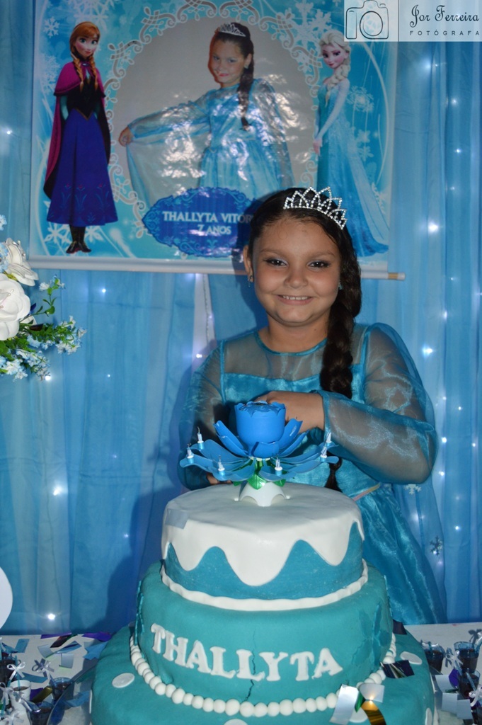 Aniversário de 07 aninhos da Tallyta Vitória tema Frozen - Imagem 29