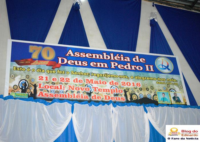 Assembleia de Deus comemora 70 anos de fundada em Pedro II - Imagem 221