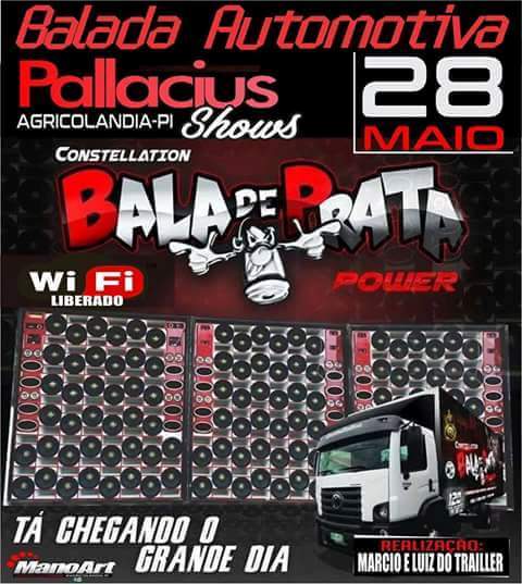 Balada Automotiva em Agricolândia com Bala de Prata dia 28 de Maio - Imagem 1
