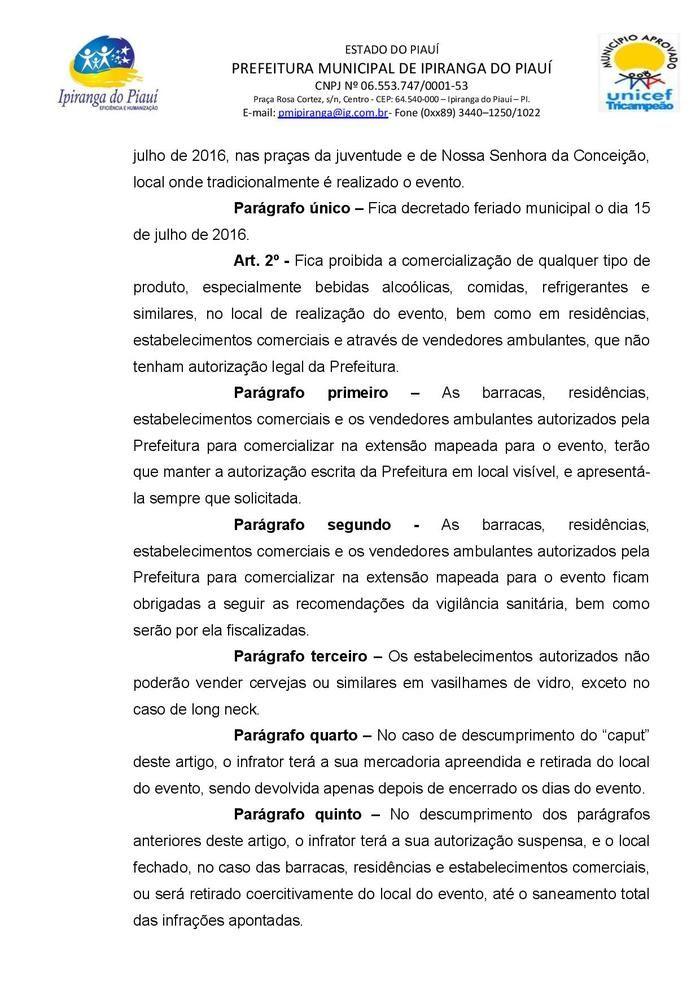Prefeito Publica Decreto Regulamentador da Semana da Juventude - Imagem 2