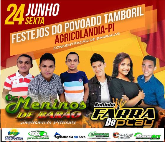 Dia 24 de Junho Meninos de Barão e Farra de Play em Tamboril - Imagem 1