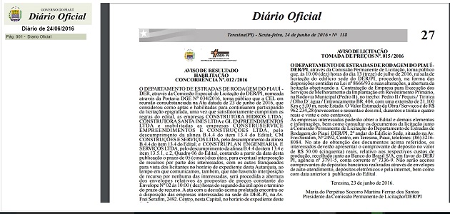 Wellington Dias autoriza licitação da estrada dos Pequis