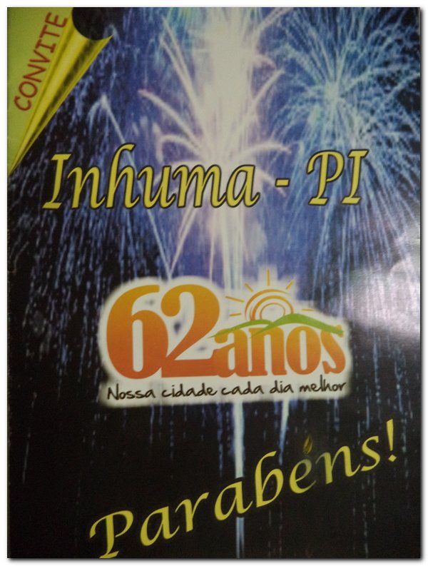 Comemoração do aniversário de Inhuma será com grandes atrações! - Imagem 1