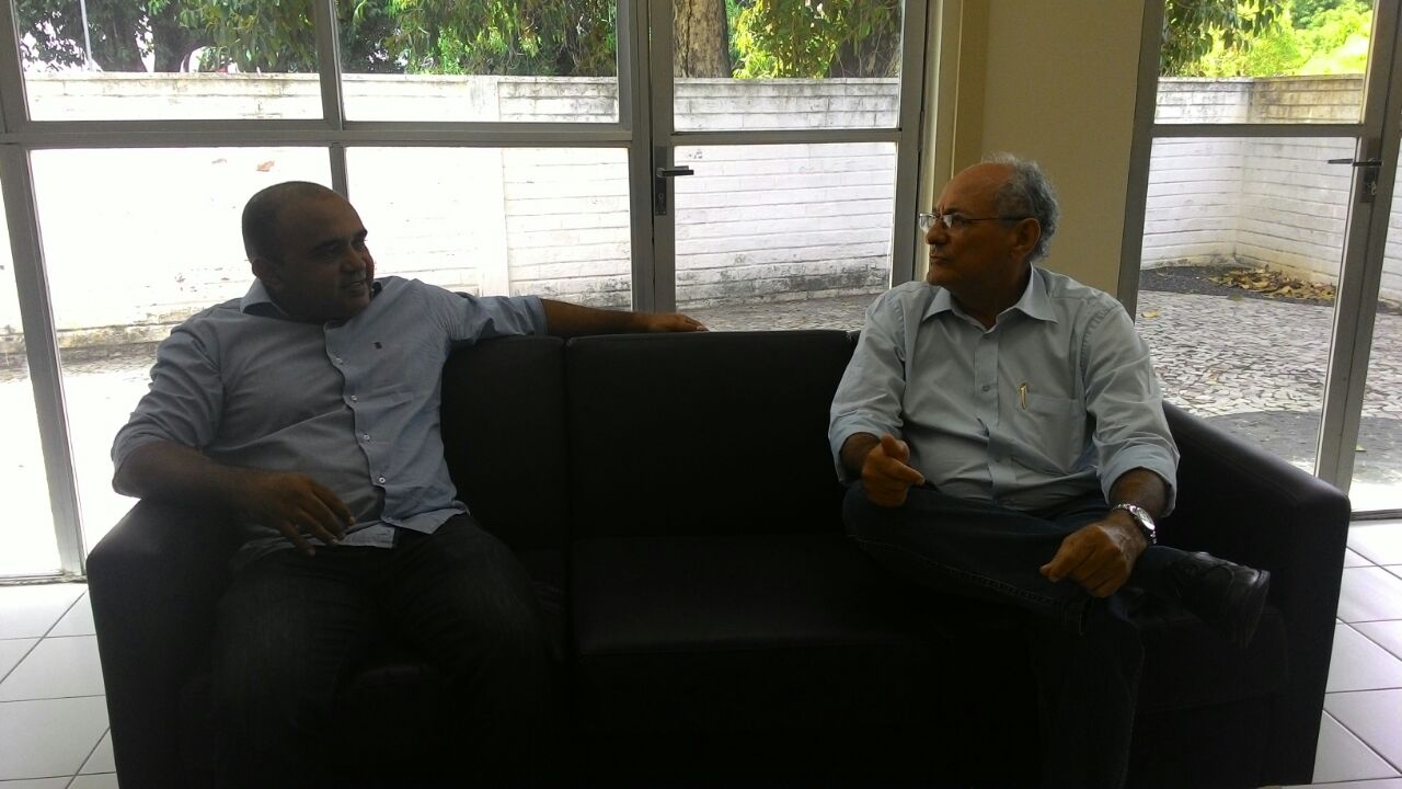 Prefeito de Lagoinha Manoel Dedé com o Superintendente do DNIT