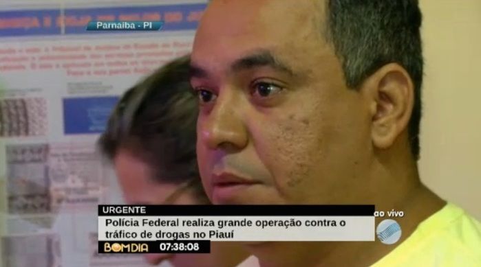 Acusado de receber as drogas (Crédito: Reprodução)