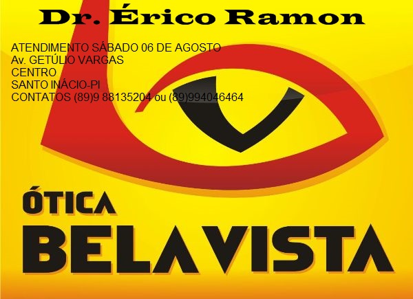 Ótica Bela Vista atendimento sábado 06 de agosto em Santo Inácio - Imagem 1