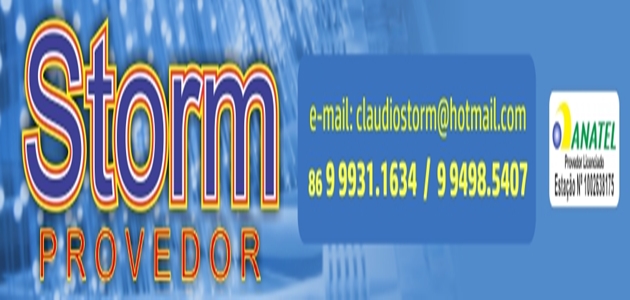 Storm provedor - A melhor de Piripiri