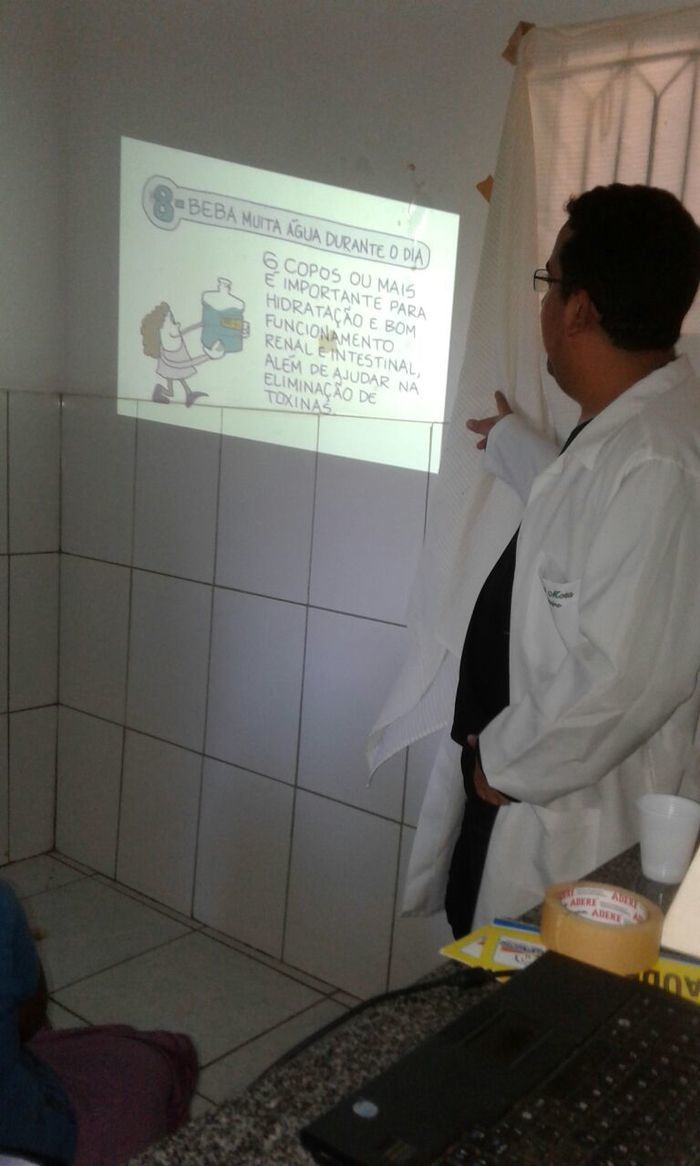 Palestra sobre hipertensão e diabetes com usuários. - Imagem 17