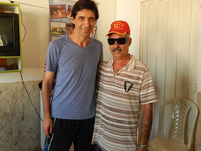 Mauro Galvão esteve com adolescentes e jogou com veterano. - Imagem 25