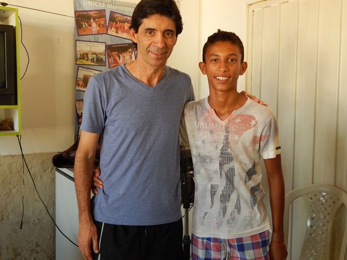 Mauro Galvão esteve com adolescentes e jogou com veterano. - Imagem 28