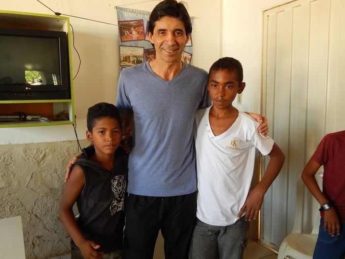 Mauro Galvão esteve com adolescentes e jogou com veterano. - Imagem 23